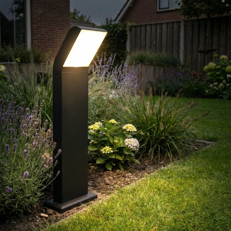 Clark | LED-Stehleuchte für den Außenbereich | 12W | IP54 | schwarz | 50cm
