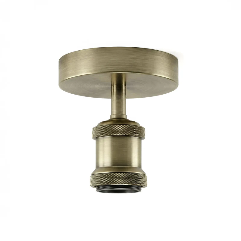 LEDSone Vintage Deckenleuchte | E27 Fassung Deckenlampe zur Direktmontage ~ 3348