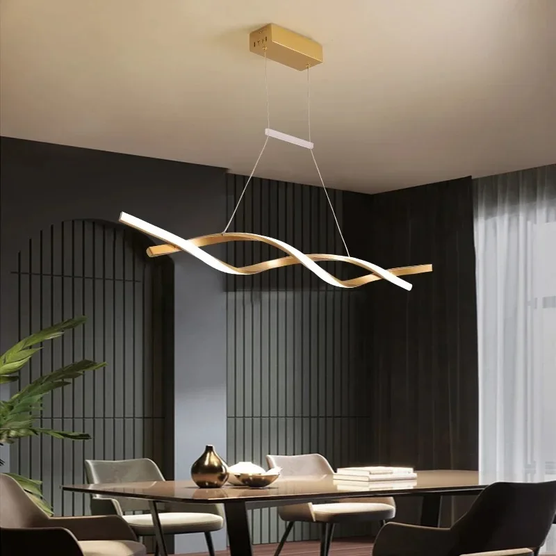 LED-Pendelleuchte aus Metall, dimmbar, modernes Design – Lumis
