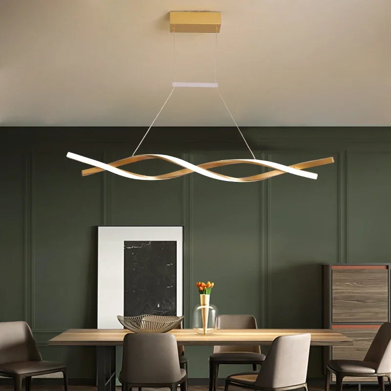 LED-Pendelleuchte aus Metall, dimmbar, modernes Design – Lumis