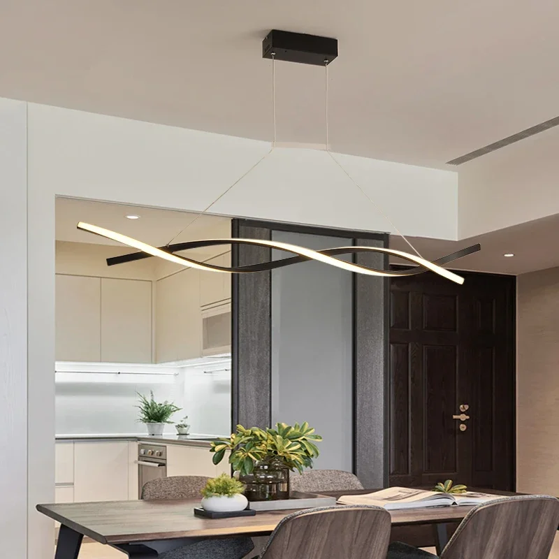 LED-Pendelleuchte aus Metall, dimmbar, modernes Design – Lumis