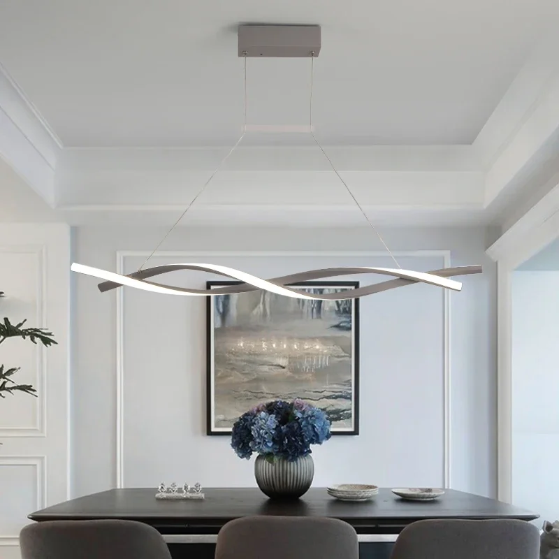 LED-Pendelleuchte aus Metall, dimmbar, modernes Design – Lumis