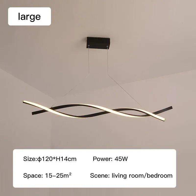 LED-Pendelleuchte aus Metall, dimmbar, modernes Design – Lumis