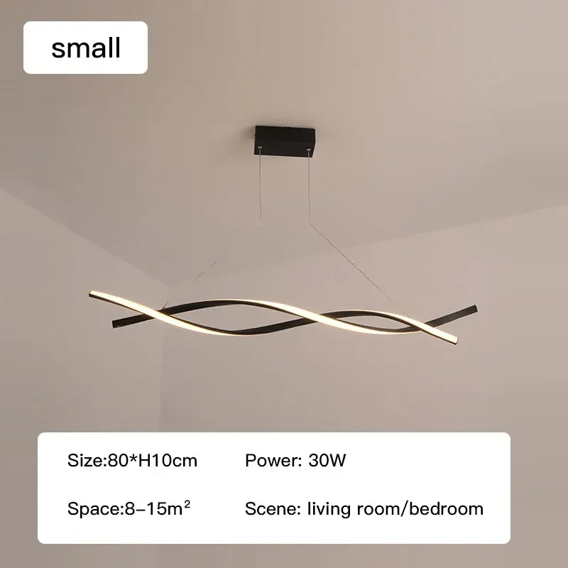 LED-Pendelleuchte aus Metall, dimmbar, modernes Design – Lumis