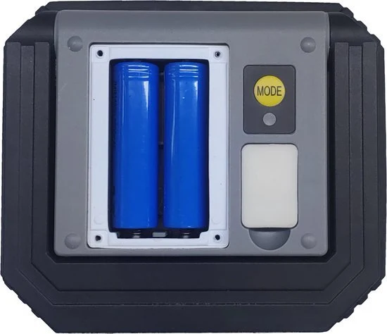 LED Wiederaufladbare Arbeitsleuchte 10W 700lm 6500K kaltweiß IP54 Schwarz - LED's Work