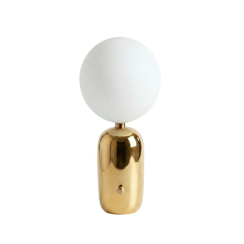 Nachttischlampe Metall Glas Modernes Design – Pulsaris