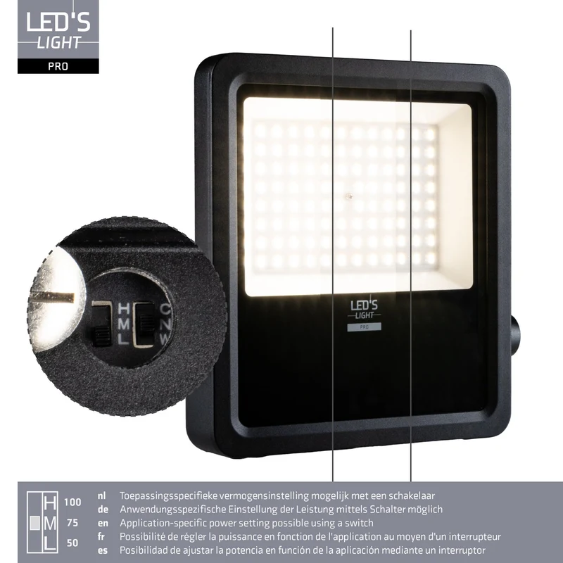 LED Flutlicht 15000 Lumen 5000K Led Arbeitsstrahler 100 Watt IP65 - LED's Light Pro