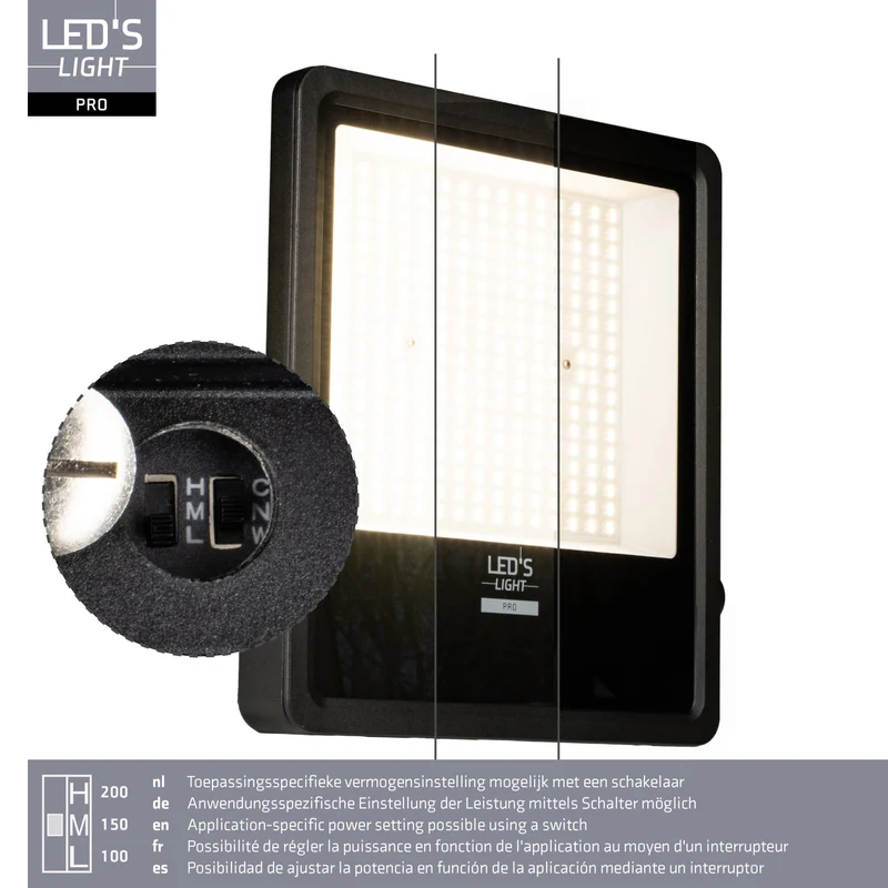 LED Flutlicht 30000 Lumen 5000K Led Arbeitsstrahler 200 Watt IP65 - LED's Light Pro