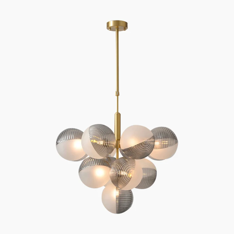 Chandelier Light Glass Bubbles Hanging Decorative Cluster Grape