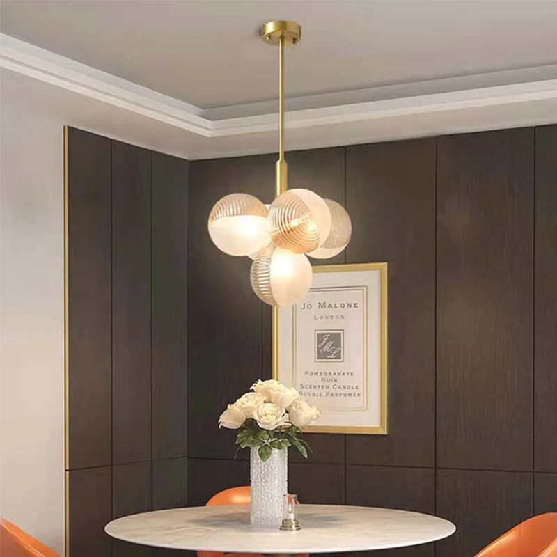 Chandelier Light Glass Bubbles Hanging Decorative Cluster Grape