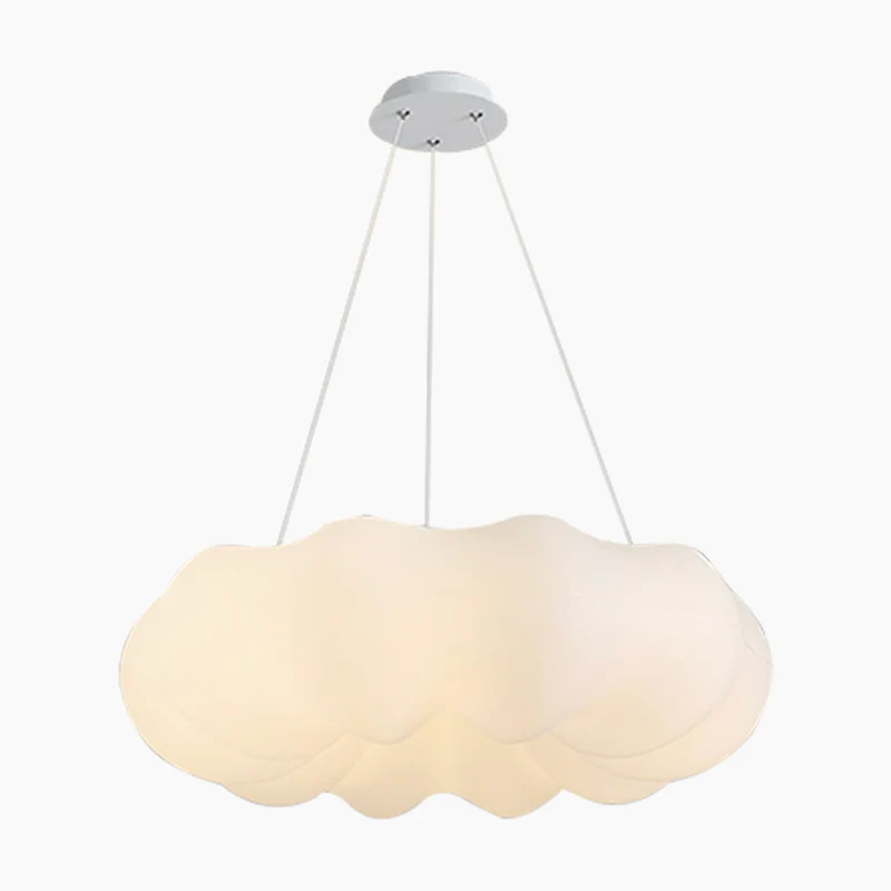 Pendant Ceiling Light LED Cream Cloud for Children's Room, White