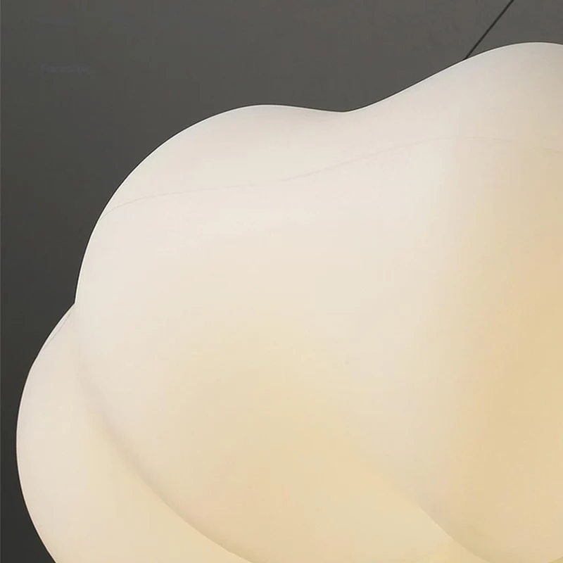 Pendant Ceiling Light LED Cream Cloud for Children's Room, White
