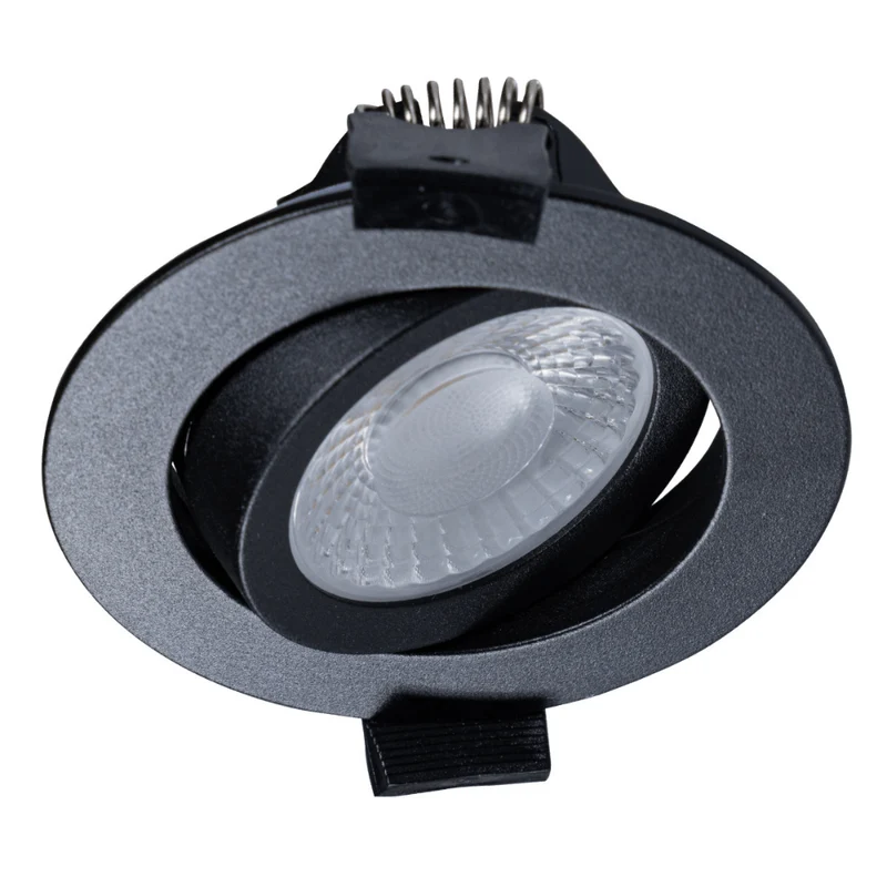 LED Spot 6W 420lm 2700/1800K warmweiß IP54 Schwarz - LED's Light Pro