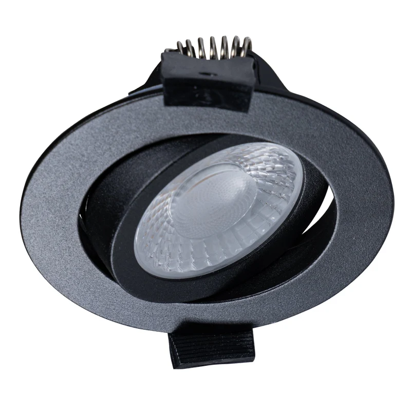 LED Spot 6W 420lm 2700/1800K warmweiß IP54 Schwarz - LED's Light Pro