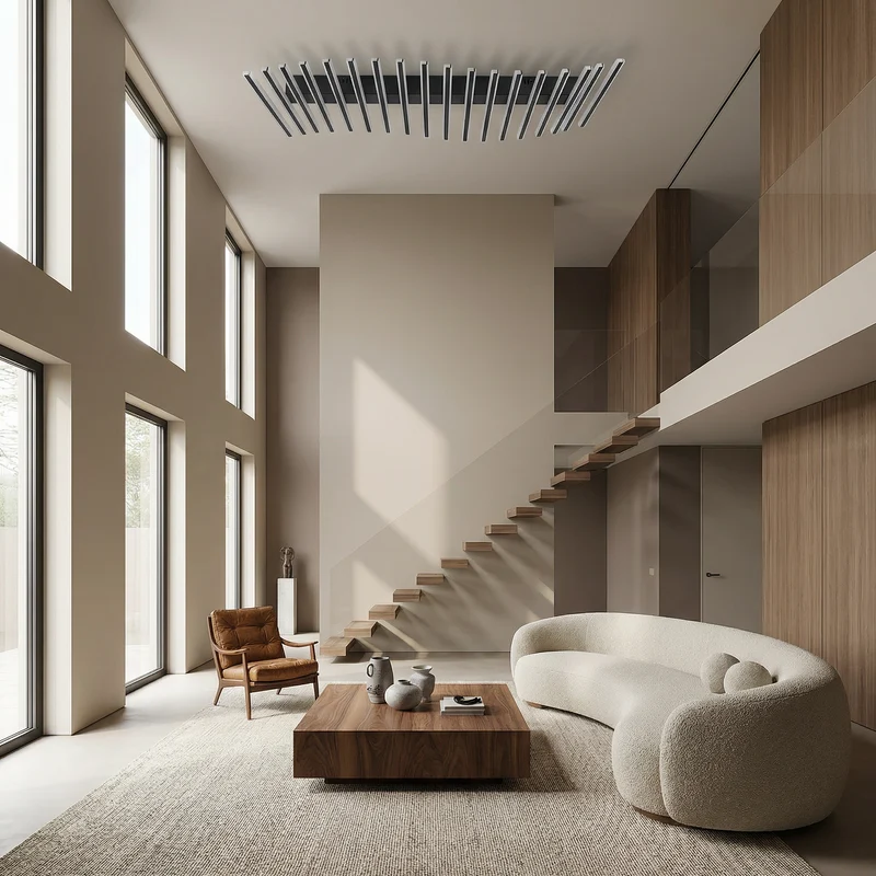 LED-Kronleuchte aus Eisen mit modernem Design – Equinox