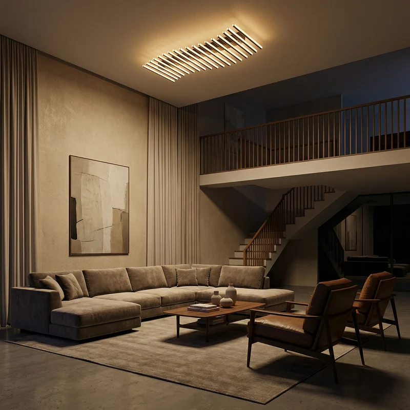 LED-Kronleuchte aus Eisen mit modernem Design – Equinox