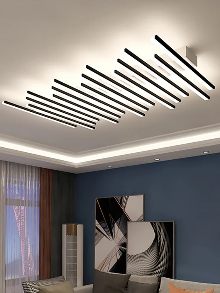 LED-Kronleuchte aus Eisen mit modernem Design – Equinox