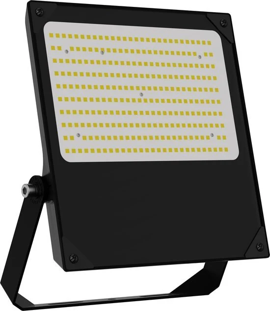 LED Flutlicht 200W 37000lm 4000K neutralweiß IP66 Schwarz - LED's Light