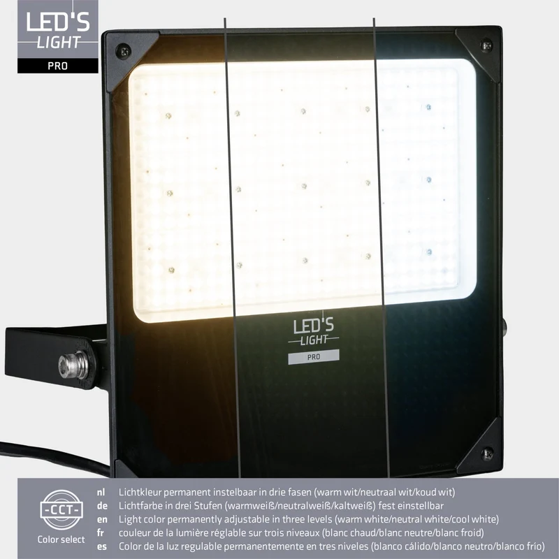 LED Flutlicht 200W 26500lm 3000/4000/5000K warmweiß/neutralweiß IP66 - LED's Light Pro