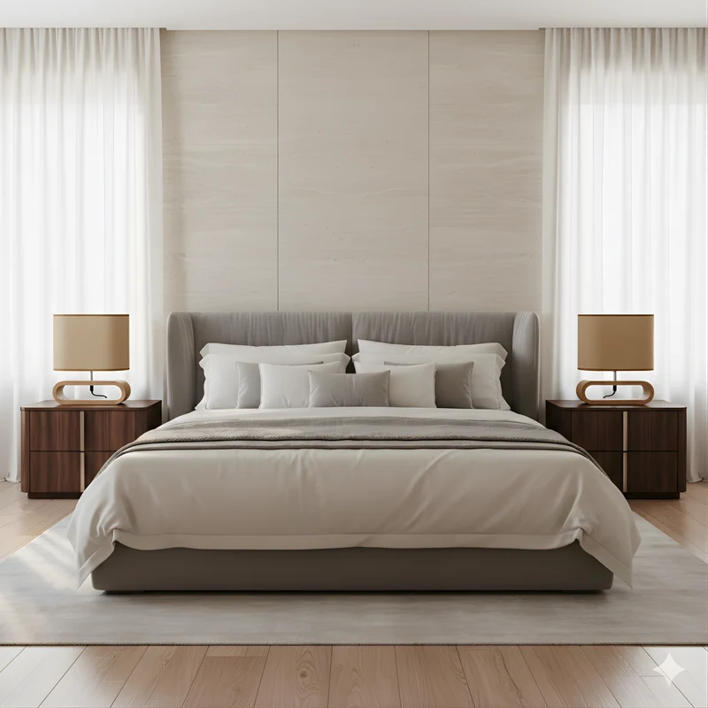 Lampe Holz Stoff Raffiniertes Design – Nuvina