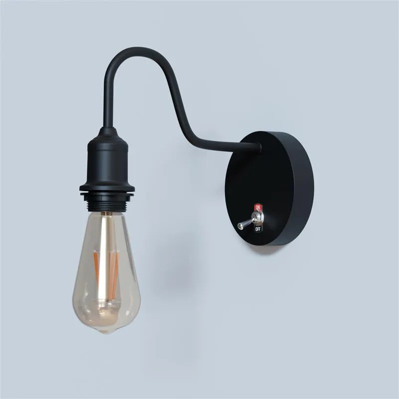 E27 Innen Wandlampe Mit Schalter ~3319