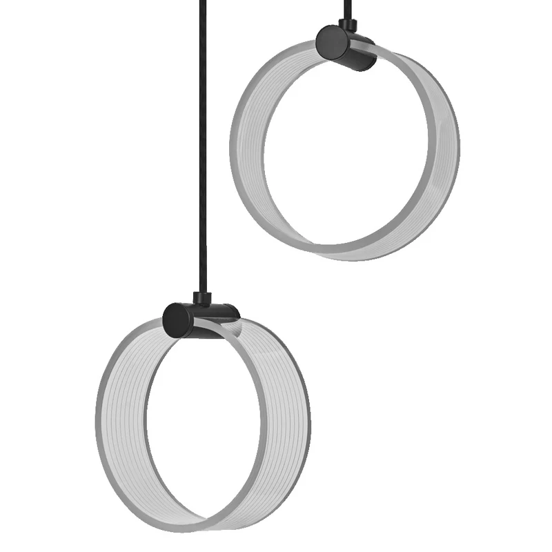 OSRAM DECOR Circle Pendelleuchte, 2 Pendel, 14W, Click CCT Black