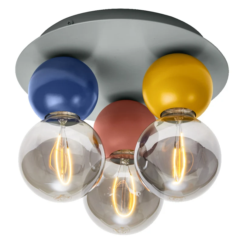 OSRAM DECOR Bubble Ceiling Deckenleuchte, 3-flamming, E27, Multicolor