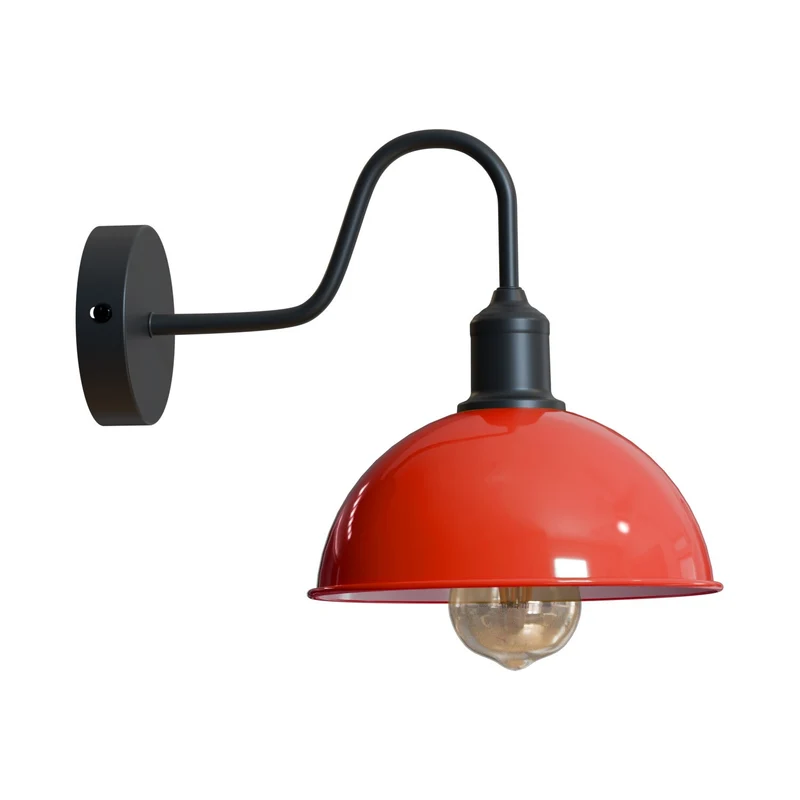 Vintage Farmhouse Wandleuchte – Industrie Barn Light Innen | Ø21 cm | E27 ~3313