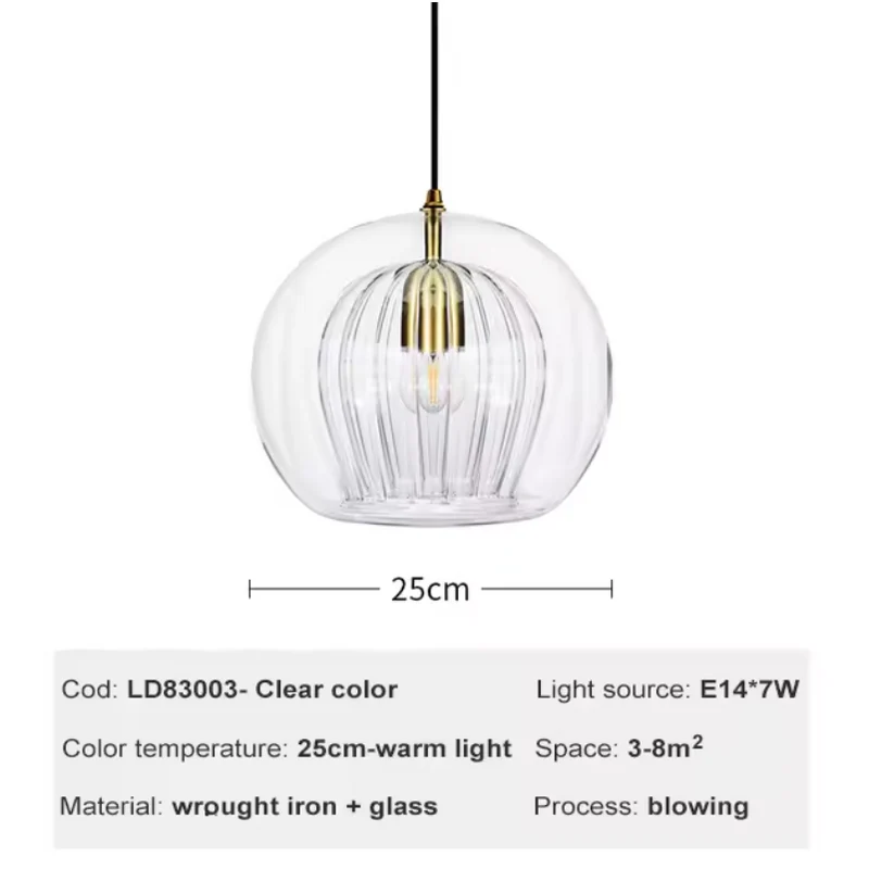 Hängelampe aus bemaltem Glas LED-Beleuchtung Natürliches Design – Ruche Cristalline
