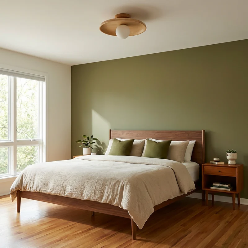 Deckenleuchte aus hellem Holz mit Zen- und moderner Atmosphäre – Marbena