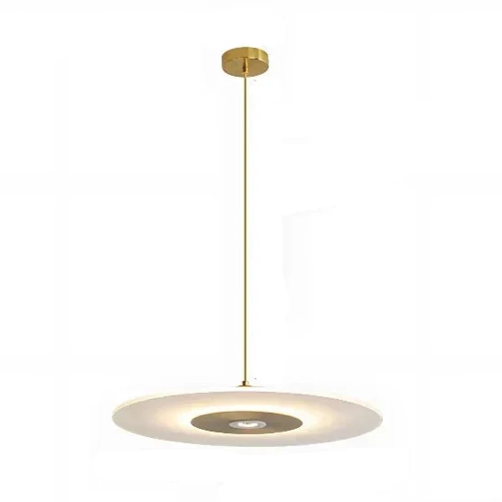 Moderne Hängelampe Grafischer Stil Funktionale Eleganz – Disque Éclipse