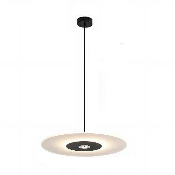 Moderne Hängelampe Grafischer Stil Funktionale Eleganz – Disque Éclipse