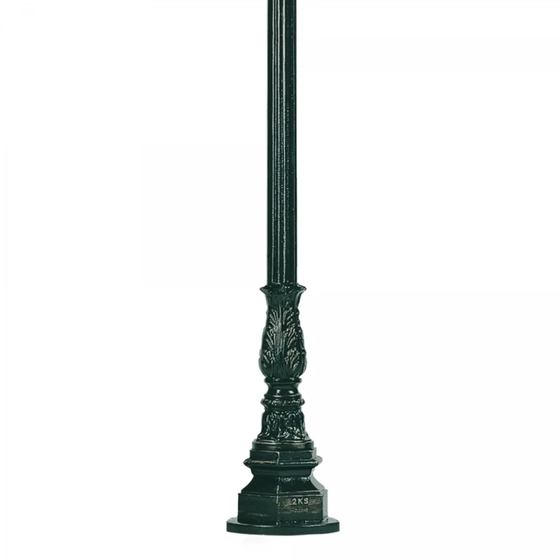 Casa Padrino Jugendstil Gartenlaterne 42 x 29 x H. 248 cm - Verschiedene Farben - Nostalgische Wetterfeste Außenleuchte