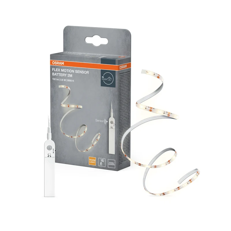 OSRAM BATTERY STRIPS MOTION SENSOR batteriebetriebene LED Streifen mit Sensor, 2m