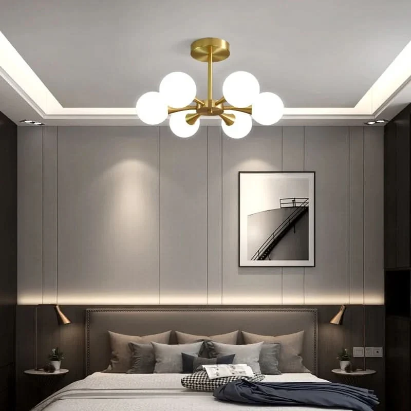 LED-Hängeleuchte Weißglas Modernes Design – Lana