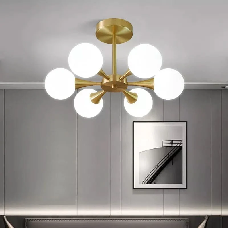LED-Hängeleuchte Weißglas Modernes Design – Lana