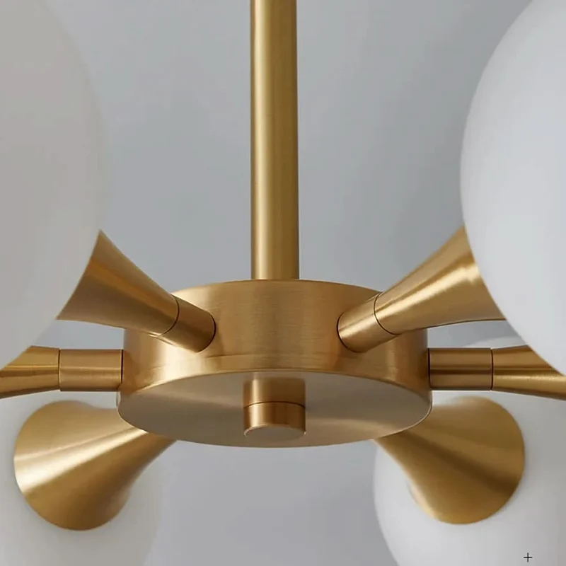 LED-Hängeleuchte Weißglas Modernes Design – Lana
