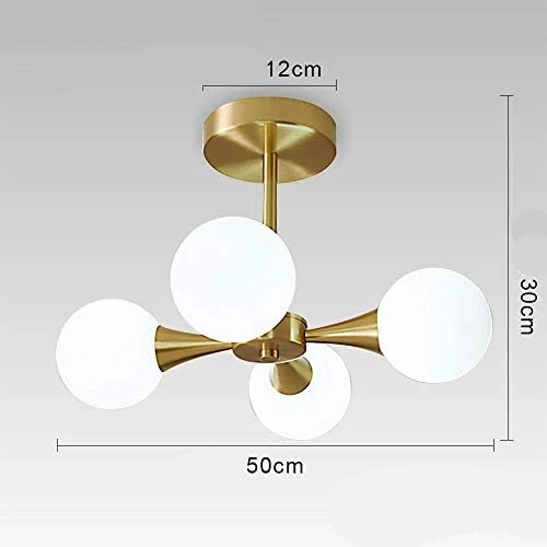 LED-Hängeleuchte Weißglas Modernes Design – Lana
