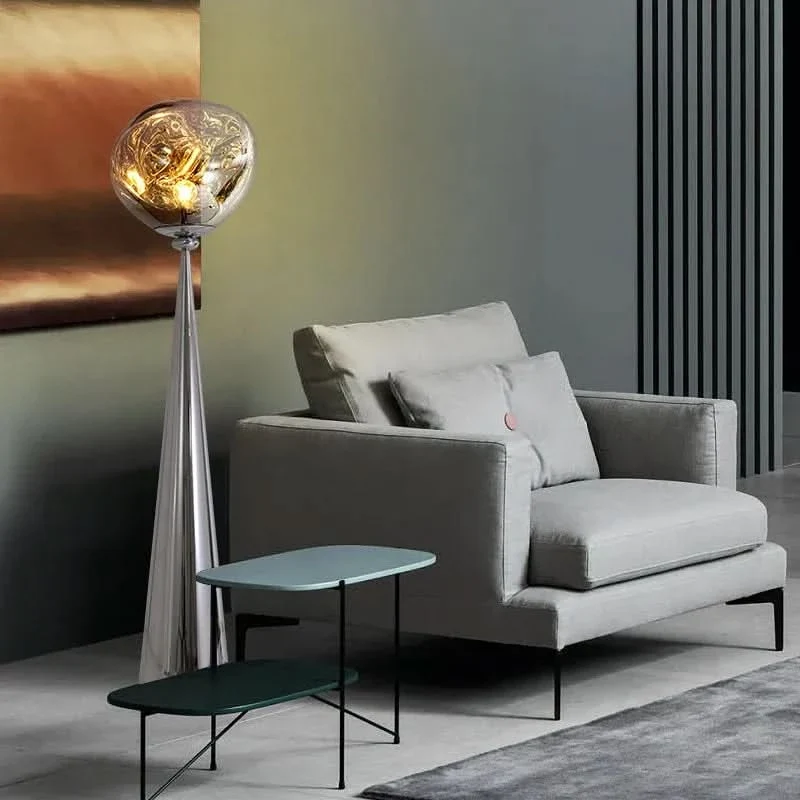 Dekorative Stehlampe Lava-Kugel Moderner Stil Entspannung – Lava
