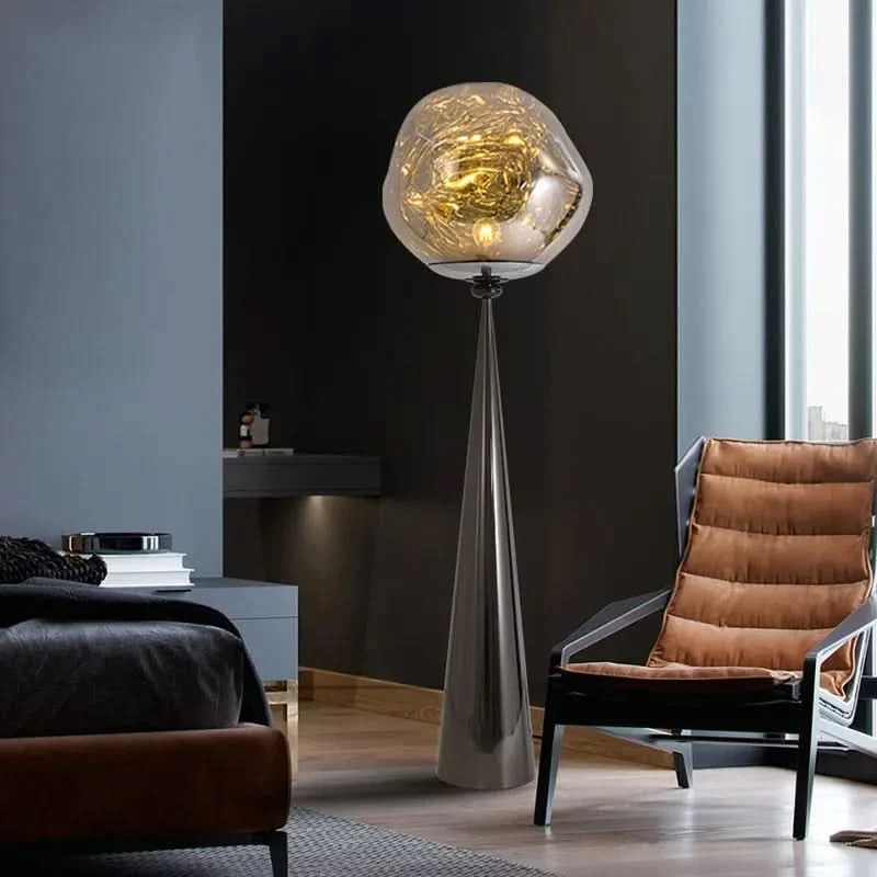 Dekorative Stehlampe Lava-Kugel Moderner Stil Entspannung – Lava