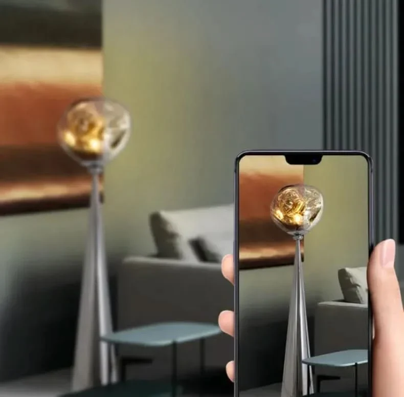Dekorative Stehlampe Lava-Kugel Moderner Stil Entspannung – Lava