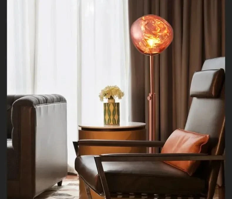 Dekorative Stehlampe Lava-Kugel Moderner Stil Entspannung – Lava