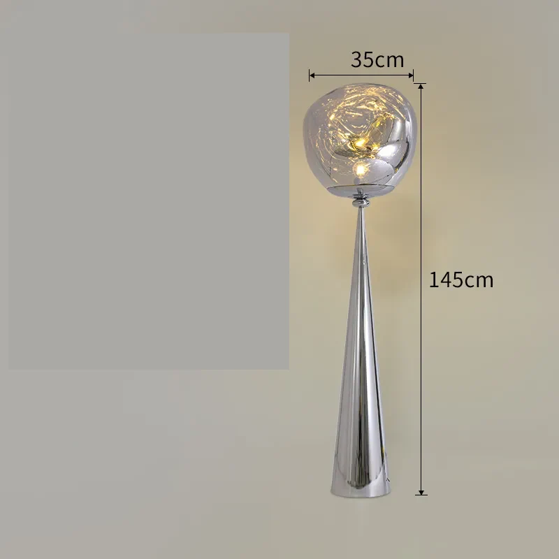 Dekorative Stehlampe Lava-Kugel Moderner Stil Entspannung – Lava