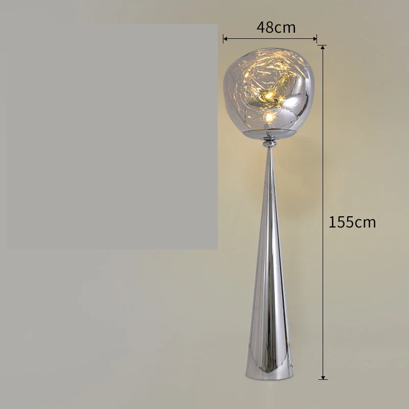 Dekorative Stehlampe Lava-Kugel Moderner Stil Entspannung – Lava
