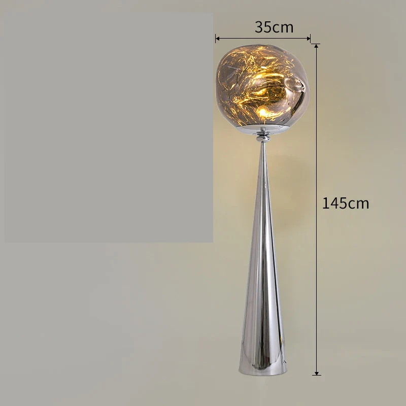 Dekorative Stehlampe Lava-Kugel Moderner Stil Entspannung – Lava