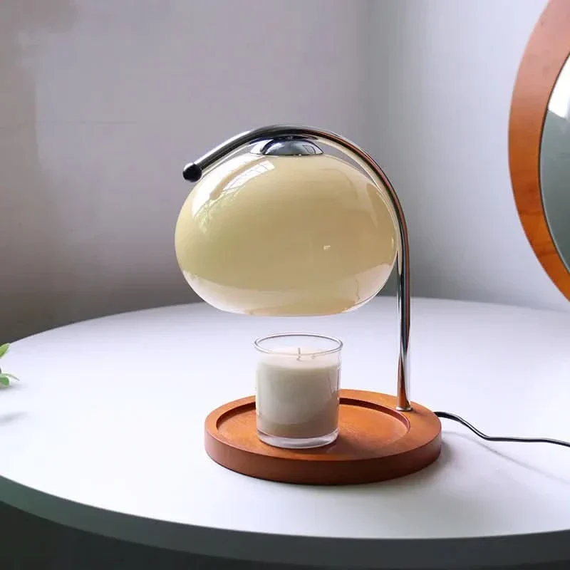 Retro-Lampe Rauchglas Zeitloses Design Sanfte Atmosphäre – Lumea