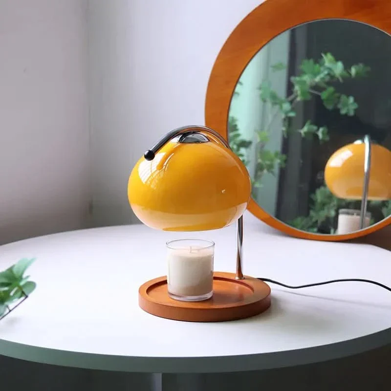 Retro-Lampe Rauchglas Zeitloses Design Sanfte Atmosphäre – Lumea