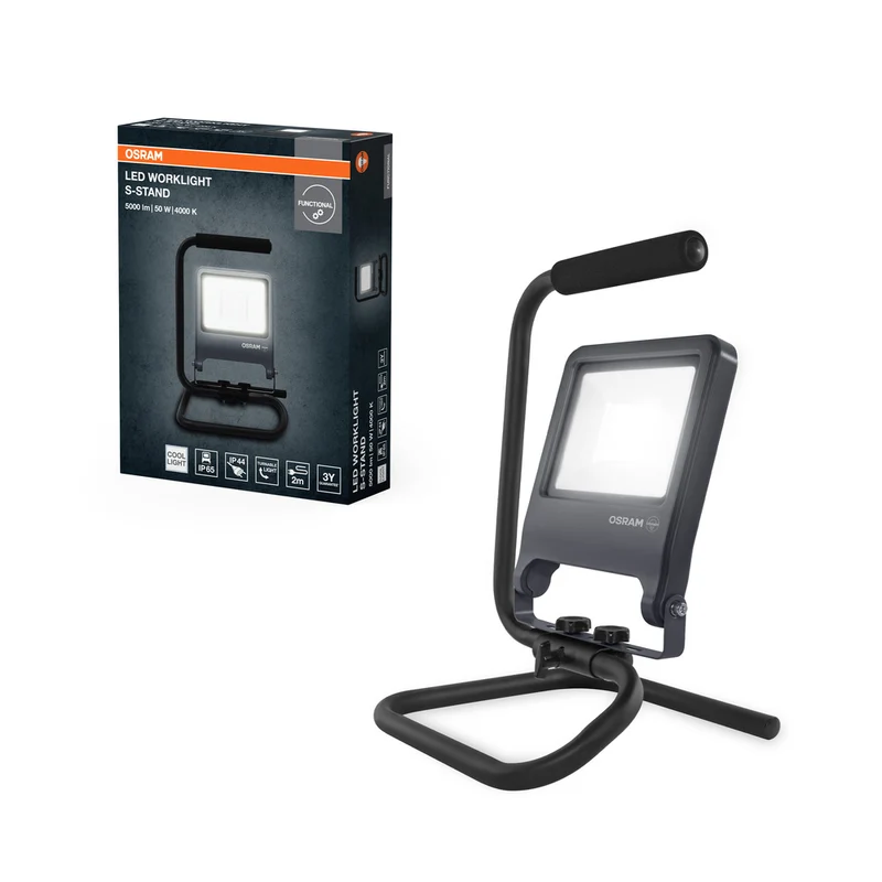 OSRAM Worklights mobiler LED Baustrahler S-Stand 50W / 4000K