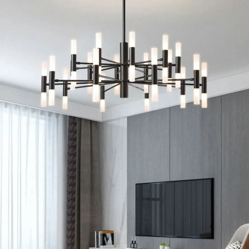 Moderner Kronleuchter Gedämpfte Atmosphäre Gold Chic – Handelor