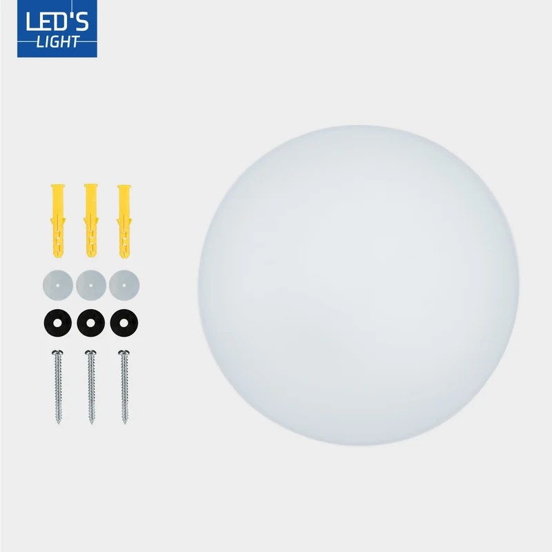 LED Deckenleuchte 120° 16W 2880lm 3000/4000/6000K IP54 Weiß - LED's Light